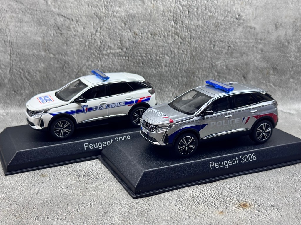 NOREV1/43 Peugeot3008 2023 Peugeot 3008SUV ยี่ห้อใหม่พร้อมสต็อกโมเดลรถโลหะผสม