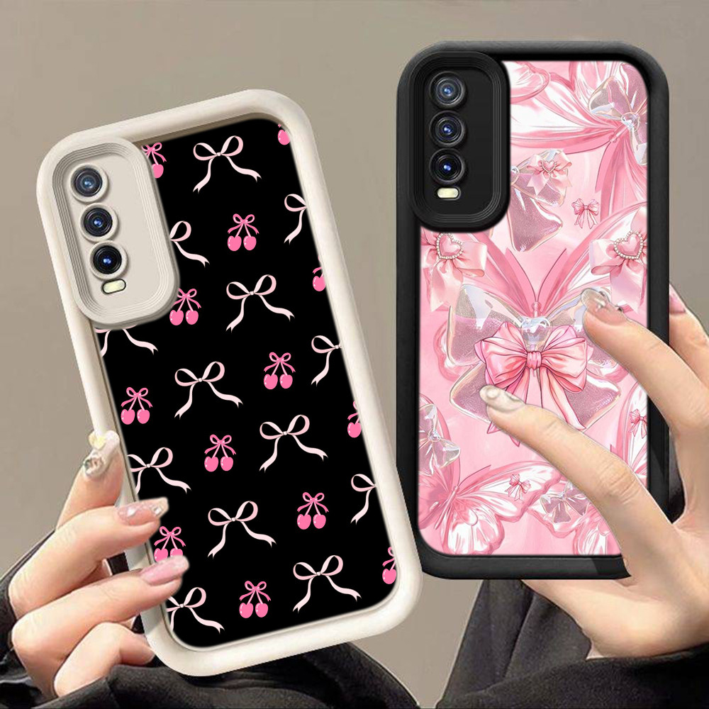 สำหรับ Redmi Note 14 PRO 11 12 Lite 14T X6 X7 M5S C75 เคสโทรศัพท์มือถือ ดวงตานางฟ้า กรณ AB84 Pink Bl