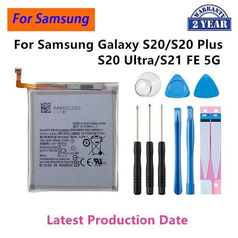 EB-BG988ABY แบตเตอรี่ใหม่เอี่ยม EB-BG980ABY EB-BG985ABY BG990ABY สำหรับ Samsung Galaxy S20/S20 Plus