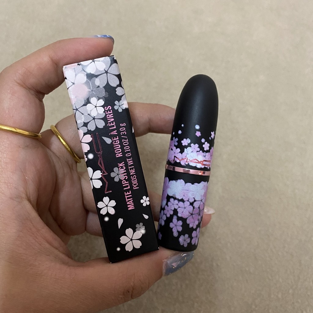 [Shopee Special Selection] 12 ขายขั้นต่ํา 5.00 Real Shot Regular Version Mac Night Sakura Lipstick, 