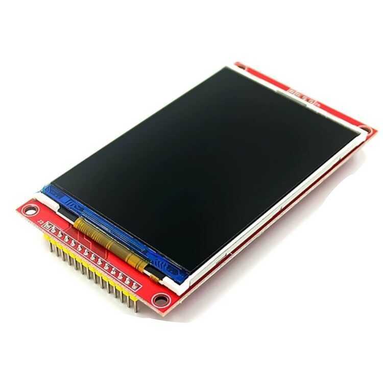 บอร์ดสีแดง TFT12 ซม. จอแสดงผล LCD ILI9488 ไดรฟ์ 480X320 โดยไม่ต้องสัมผัส