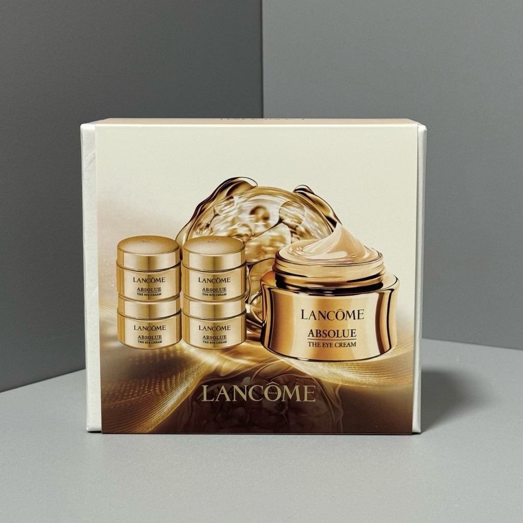 ส่วนลดใน Straw Time [Shopee Special Selection] P100. รุ่นใหม่ Lancome Pure Eye Cream 1+5 Set Box❗การ