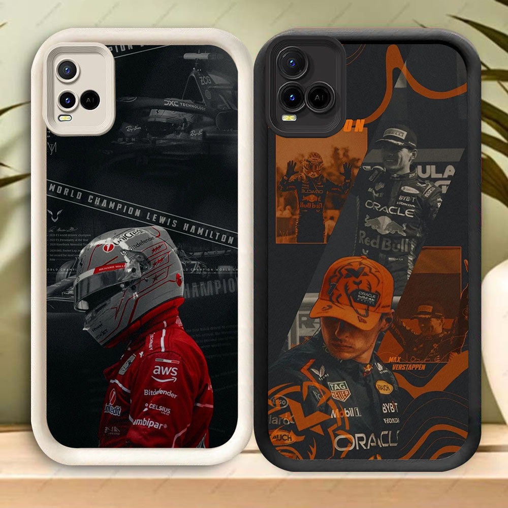 TS-57 F1 Max Vestappen ปลอกกันกระแทกสําหรับ VIVO Y21 Y21s V23E V23 Y75 Y21e V20 Y21t Y33s Pro