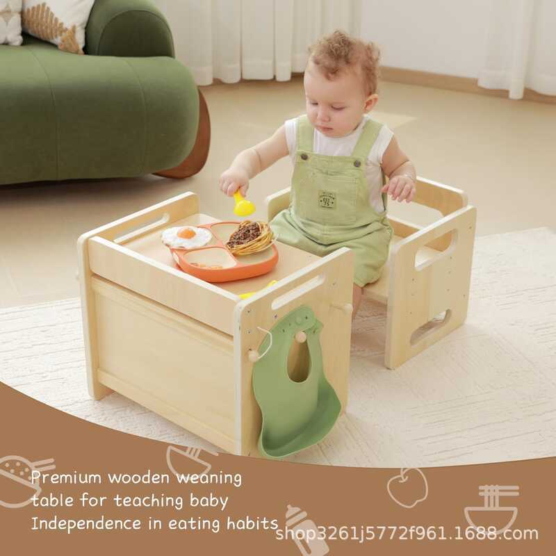 Baby Montessori Learning Tower Washstand เท้าขั้นตอนสตูลเด็ก Washstand อ่างล้างหน้า Step สตูลพับการเ