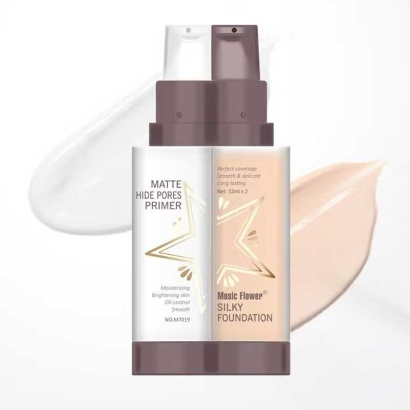 ▣ MusicFlower รองื้นชนิดน้ำ 2In1 กันน้ำ แต่งหน้าติดทนนานยิ่