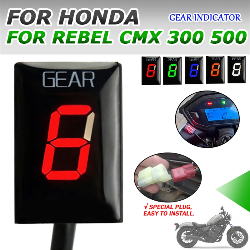 For Honda CMX300 CMX500 Rebel 500 Rebel 300 CMX 500 CMX300 Motorcycle Accessories Gear Indicator Ec