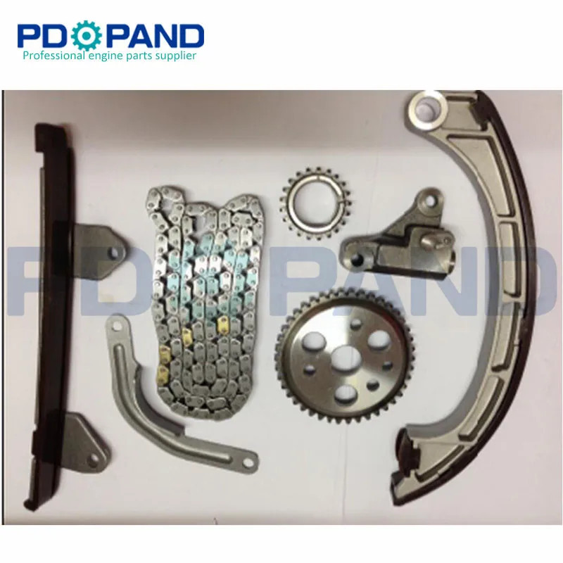 2SZ 2SZFE 2SZ-FE Engine Timing Chain Gear Tensioner Kit (7 pcs) for Toyota Yaris/Vitz 1298cc 1.3L P