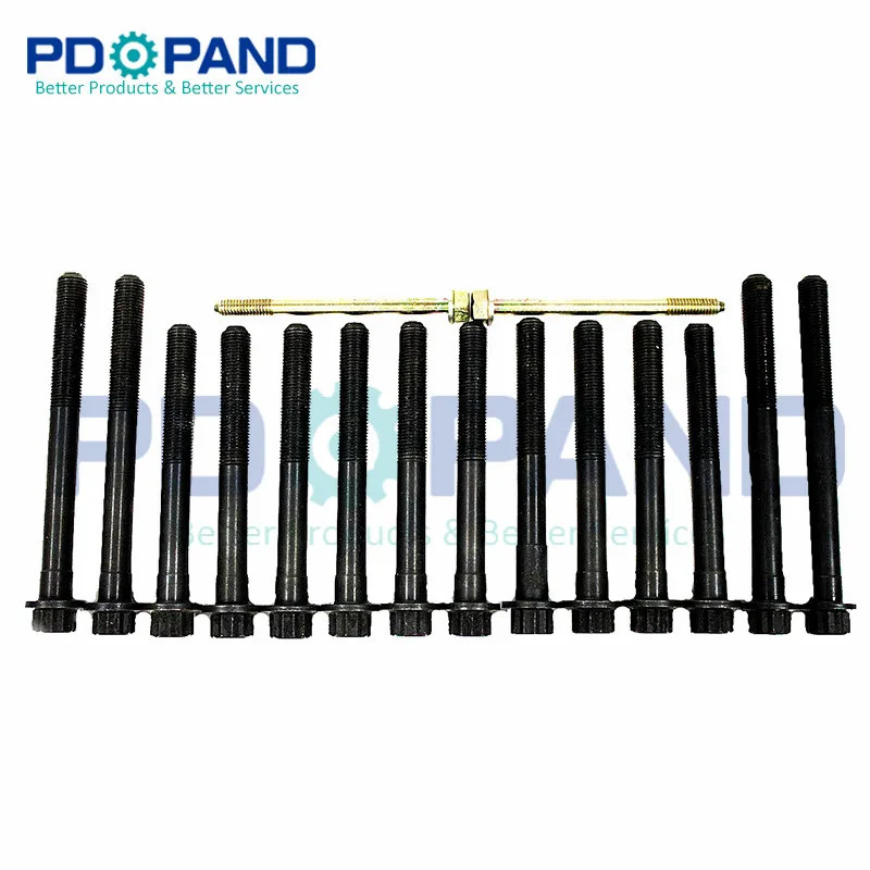 4M40 4M40T 4M40-T Engine Cylinder Head Bolts Set For Mitsubishi Pajero Montero Shogun Canter Nativa