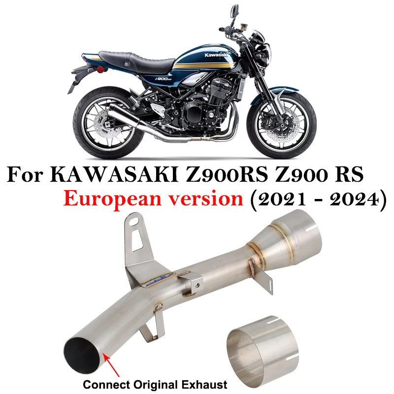 For KAWASAKI Z900RS Z900 RS 2021 - 2024 European version Motorcycle Exhaust Modify Connect Original