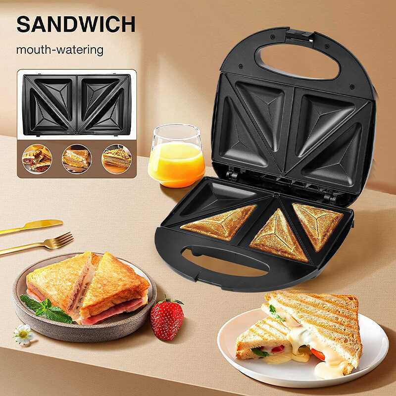 ส่งออก SOKANY136 SANDWICH MAKER มัลติฟังก์ชั่นในครัวเรือนกด SANDWICH อาหารเช้า SANDWICH MAKER