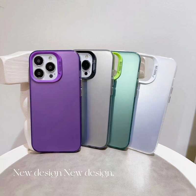 เหมาะสําหรับ Apple 17 เคสโทรศัพท์ 17PRO สีสันเงิน MAX17AIR เคสป้องกันโปร่งใสระดับไฮเอนด์