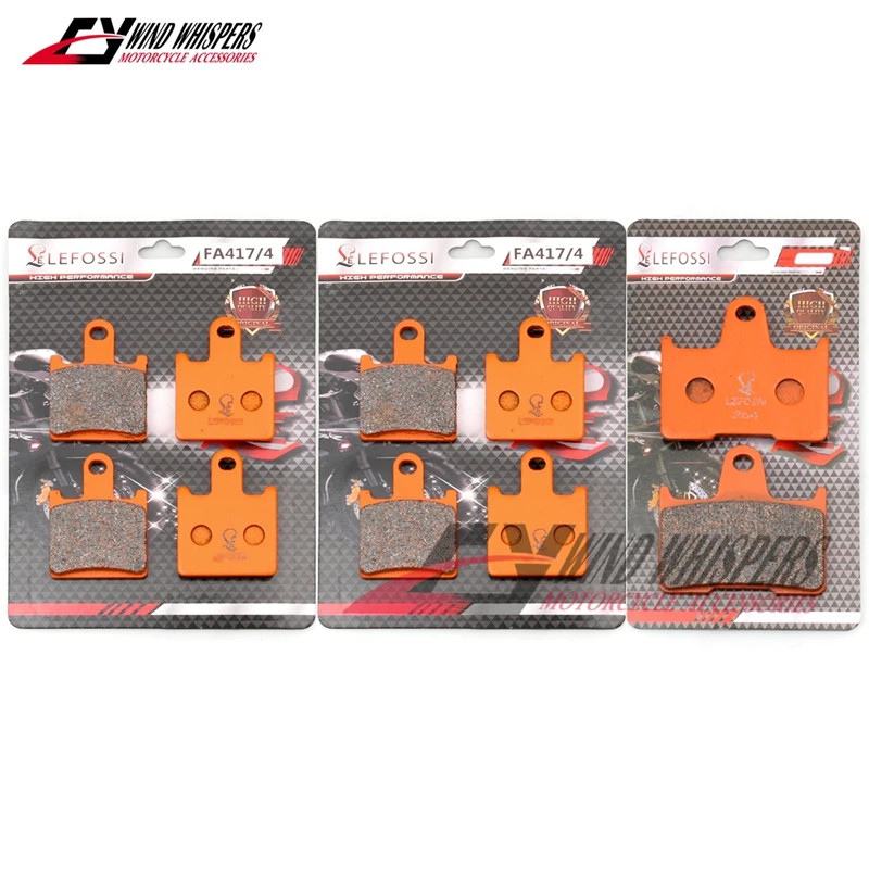 Front Rear Brake Pads For Kawasaki GTR 1400 GTR1400 ZG 1400 2008-2019 ZZR 1400 ZZR1400 ZX 1400 2006