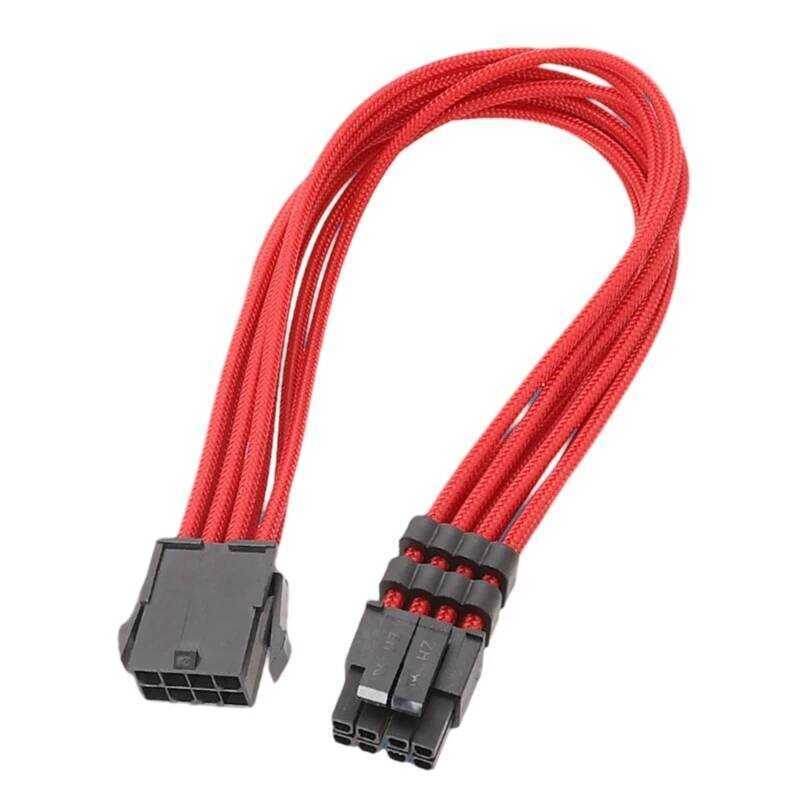 CPU สายเคเบิลถักขยายเมนบอร์ดคอมพิวเตอร์ 8Pin ถึง 8pin 4+4pin P9JB 4+4pin