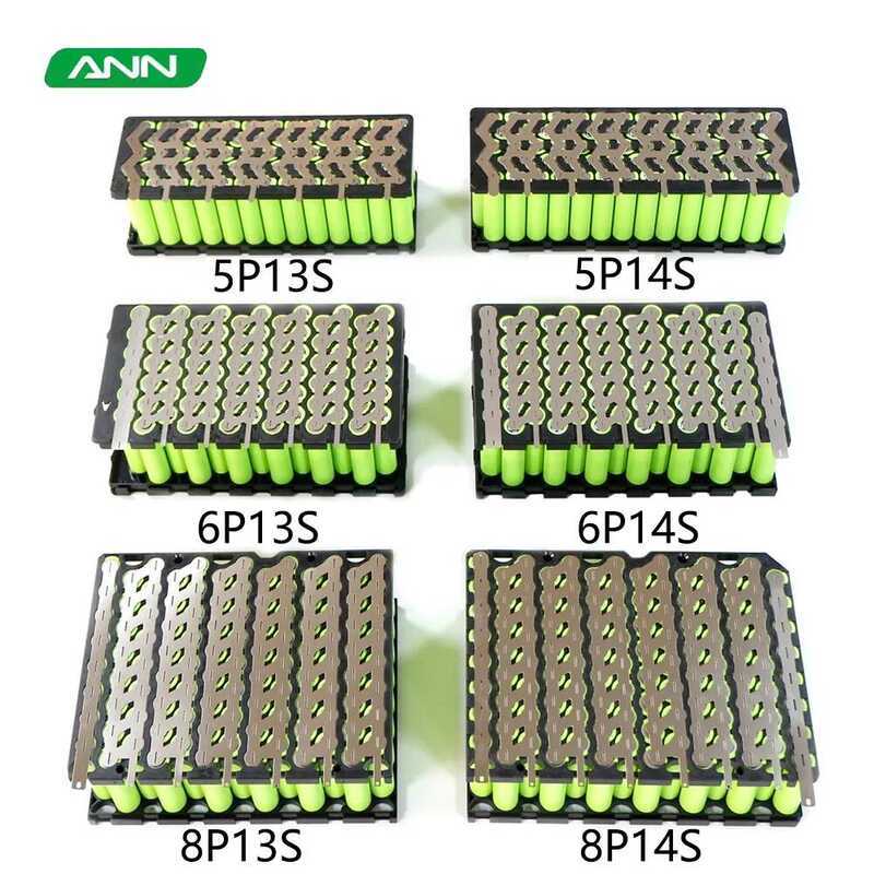 48V/51.8V 13S/14S 13S5P/14S5P/13S6P/14S6P/13S8P/14S8P 18650 ที่ยึดแบตเตอรี่และเทปแบบรังผึ้ง ซิกแซก แ
