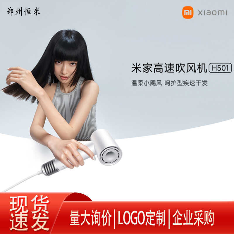 Xiaomi Mijia เครื่องเป่าผม H501 ไอออนลบกําลังสูงกําลังสูงในครัวเรือนเครื่องเป่าผมแห้งเร็ว