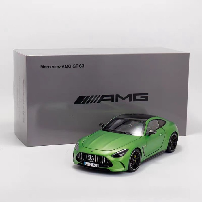 NZG 1: 18 Mercedes-Benz AMG GT63 โรงงานเดิม 2023 Mercedes-Benz GT63 โลหะผสมเปิดจําลองรถรุ่น