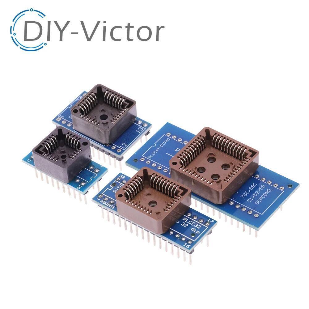 PLC20 PLC28 PLCC32 PLC44 ถึง DIP 20 28 32 44 USB Universal Programmer IC อะแดปเตอร์เครื่องทดสอบซ็อกเ