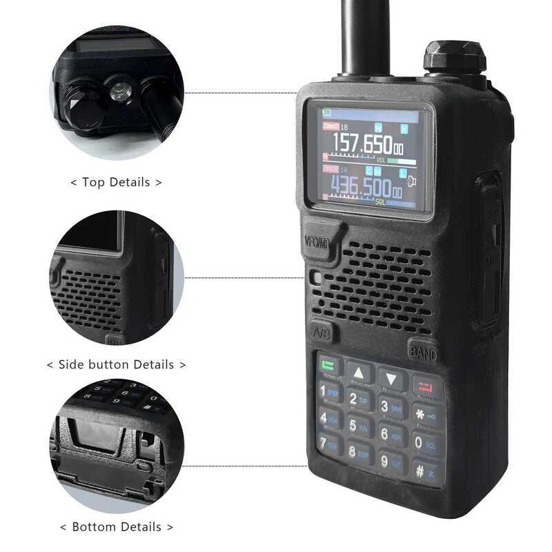 ▥ 1/2Pcs Uv-5Rh วิทยุป้องกันกรณีซิลิโคนนุ่ม Uv-5Rm ยางสําหรับ Ar-5Rm Uv5g PLUS Gm5rh Walkie Tal