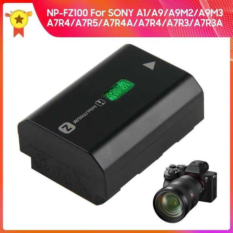 NP-FZ100 แบตเตอรี่ทดแทน สำหรับ SONY A1 A7 A8 A9 A9M3 A7R4 A7R5 A7R4A A7C A76 A7S3 776 48 838 4837 FX