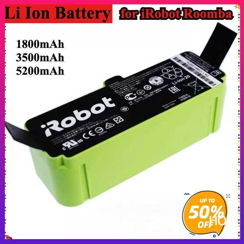 14.4V แบตเตอรี่ลิเธียมไอออน สำหรับ iRobot Roomba Cleaner ซีรีส์ 900 800 700 600 960 980 981 965 895