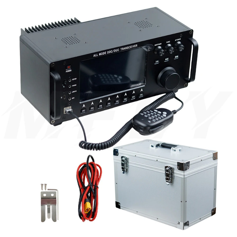 RS-998 100W HF+UV Transceiver with 7In Touch Screen  All Mode DDC/DUC Transceiver Shortwave Mobile