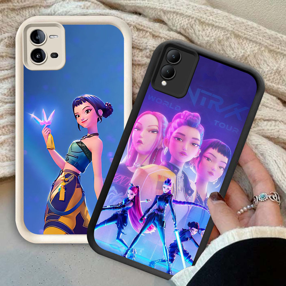 YS-60 K-Pop Demon HuntersปลอกกันกระแทกสําหรับVIVO Y36 Y03 Y28s V25E Y03t V25 Y27 Y18i Y18 Y27s