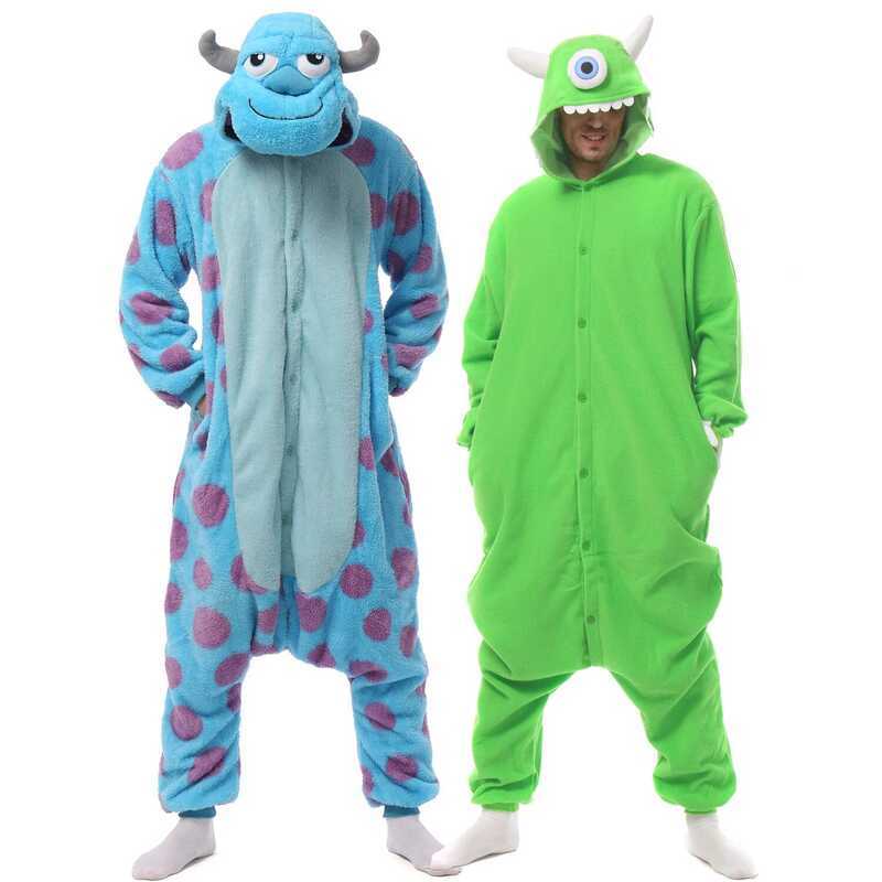 C Onesieshow Animal Kigurumi Pyjamas Halloween Onesie Adult Monsters Cartoon Pajama Cosplay Party W