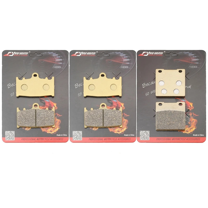 Motorcycle Brake Pads For KAWASAKI ZXR 400 1989-1990 ZXR400 R 1991-1994 ZXR 750 1989-1995 ZZR 1200