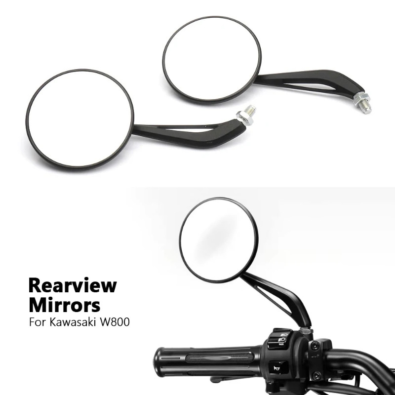 New Motorcycle Accessories Rearview Side Mirrors W800 Rear View Mirrors Hd For Kawasaki W 800 w800