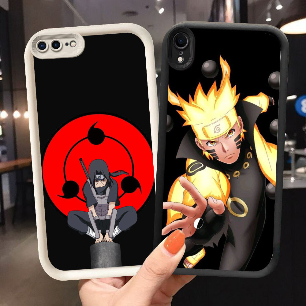 YS-77 Naruto Itachi เคสกันกระแทกสําหรับ iPhone XR X XS 6 7 8 Max Plus