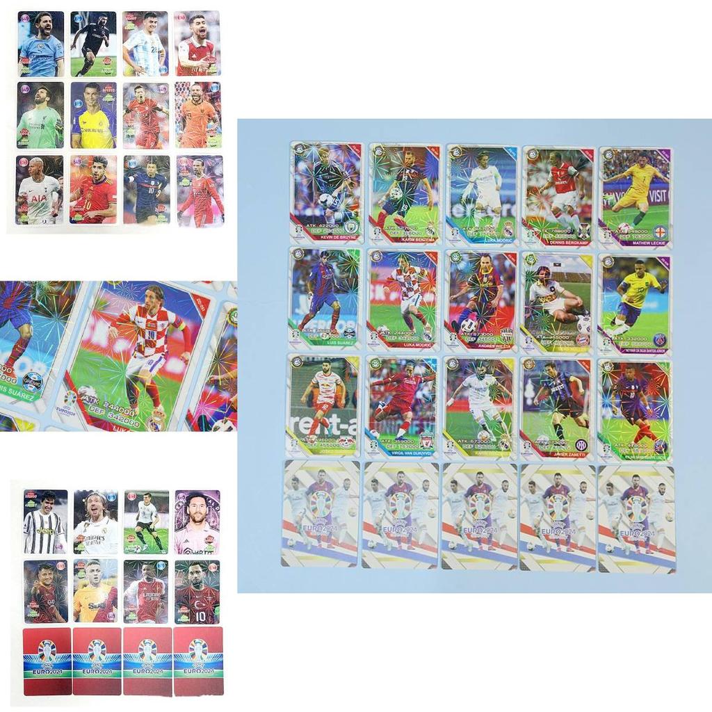 Soccer Deluxe Star Cards ถ้วยยุโรป Messi Ronaldo Neymar การ์ดสะสม