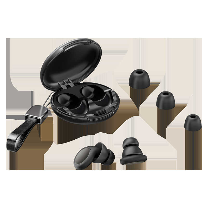 หูฟังตัดเสียงรบกวนตัดเสียงรบกวนว่ายน้ํา Sleeping Airport Filter Element Double-Layer Silicone S