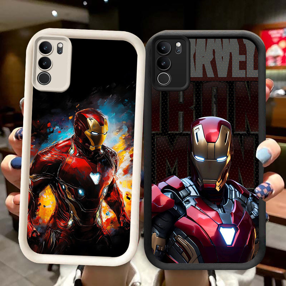 TS-62 Iron Man เคสกันกระแทกสําหรับ VIVO Y19S V40 Y300 Y200 Lite Pro