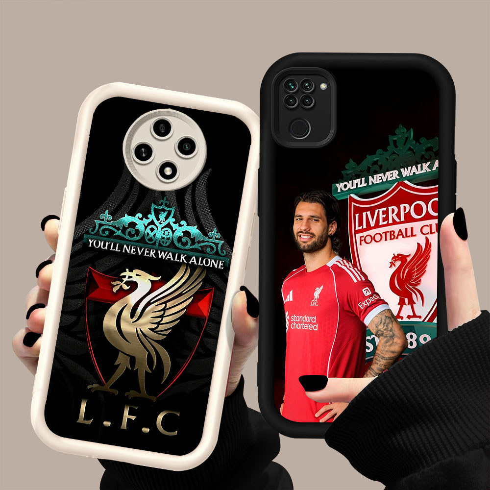 HK-33 Liverpool Football Club เคสกันกระแทกสําหรับซิลิโคนสีดําและสีขาว Xiaomi Redmi Note Poco 8 9 9S 