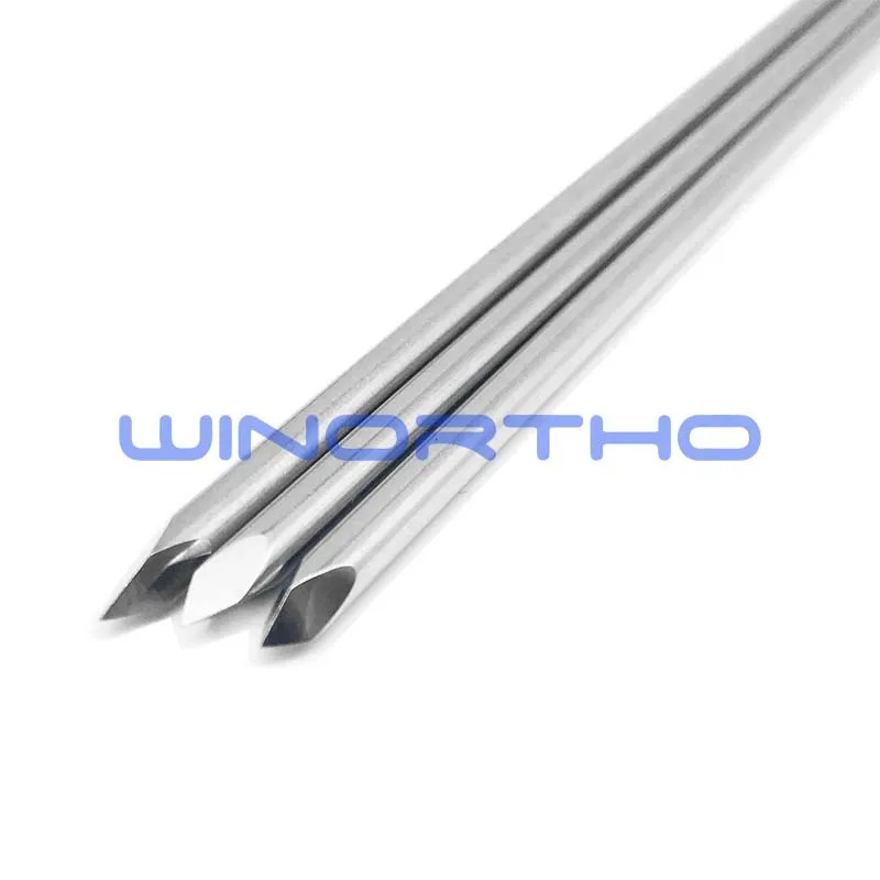 10pcs Stainless steel K Wire kirschner dia1.0/1.2/1.5/1.8/2.0/2.5/3.0x250mm Single end Veterinary O