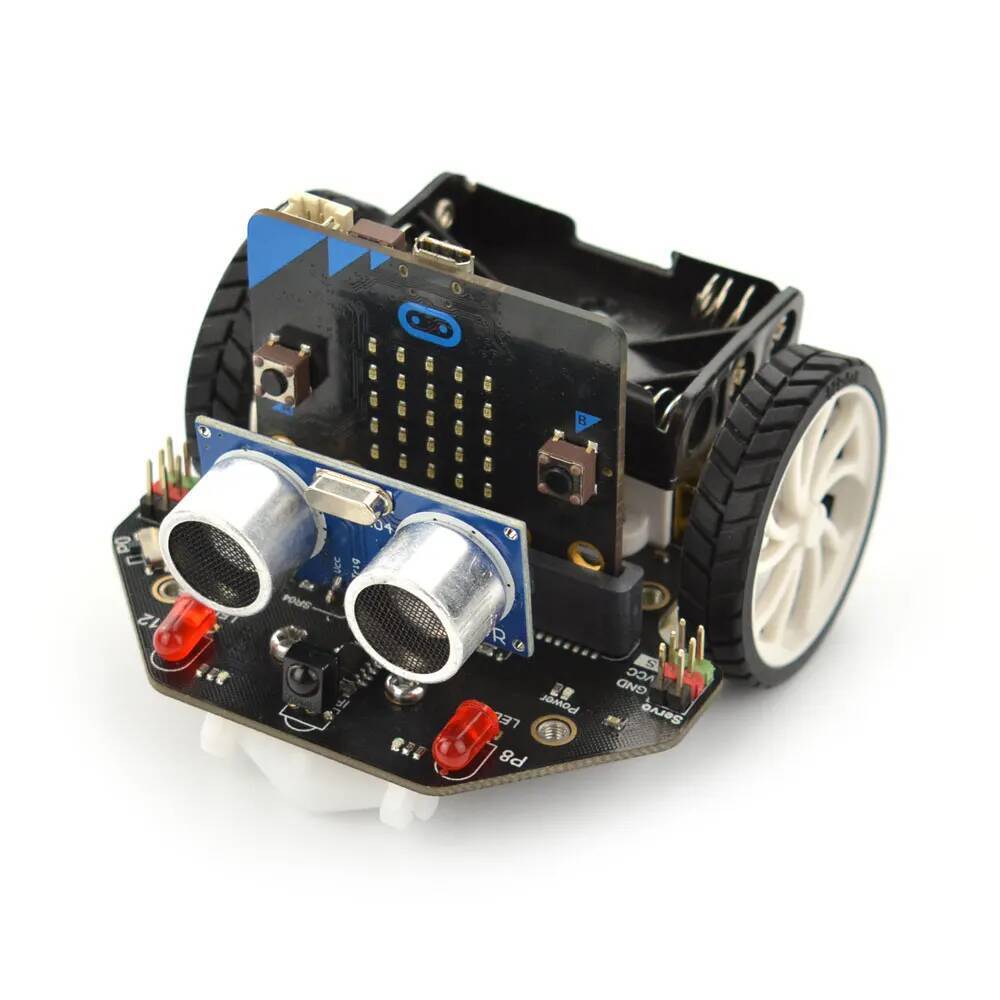 DFRobot micro: Maqueen micro:bit Educational Programming Robot Platform รถอัจฉริยะ V4.0 รองรับ Line 