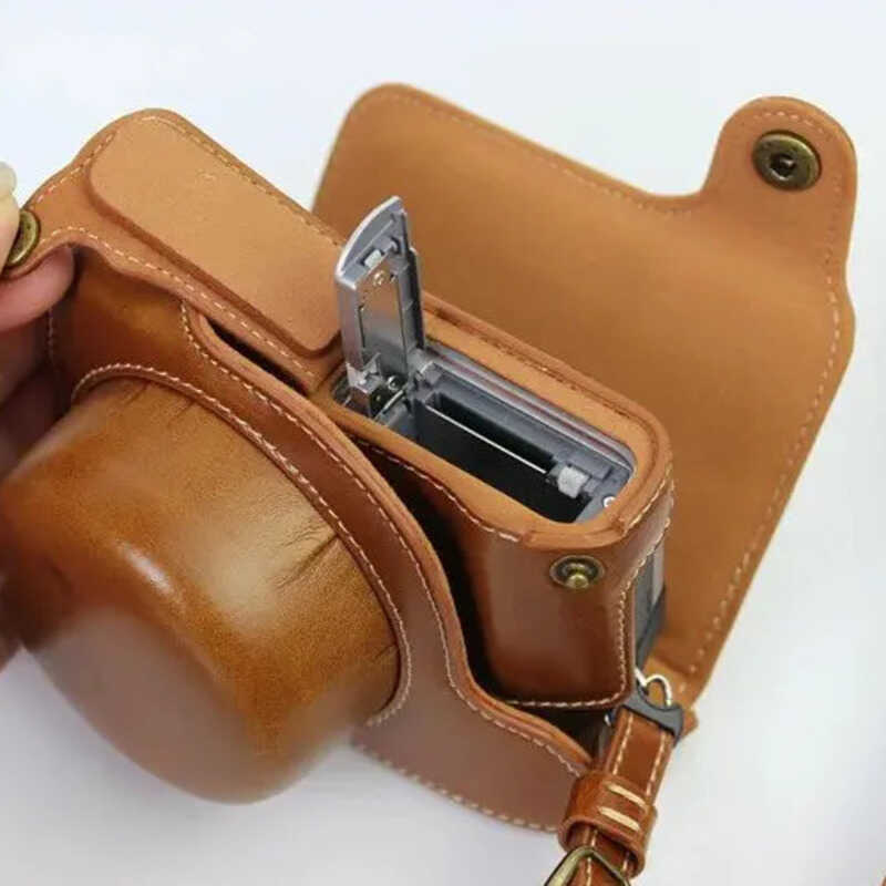 ▥ หรูหราpuกรณีที่กล้องหนังสำหรับ Lumix Gf7 Gf8 Gf9 Gf10