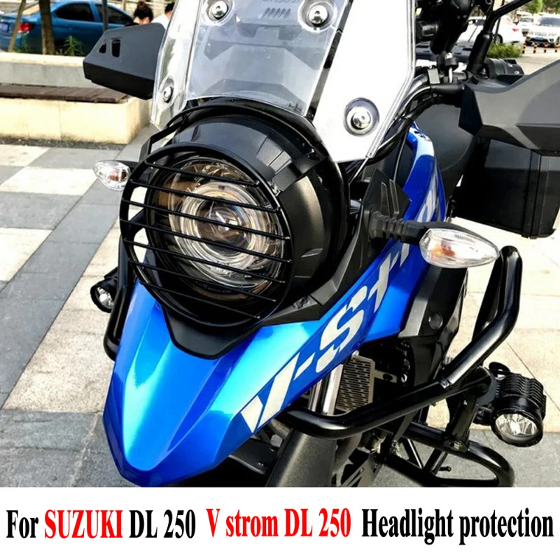 DL250 Vstrom DL 250 Headlight Cover Protection Grille Mesh Guard For SUZUKI DL250 Vstrom DL 250 Mot