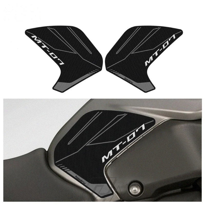 For Yamaha MT-07 MT07 2018-2020 Sticker Motorcycle Accessorie Side Tank Pad Protection Knee Grip Ma