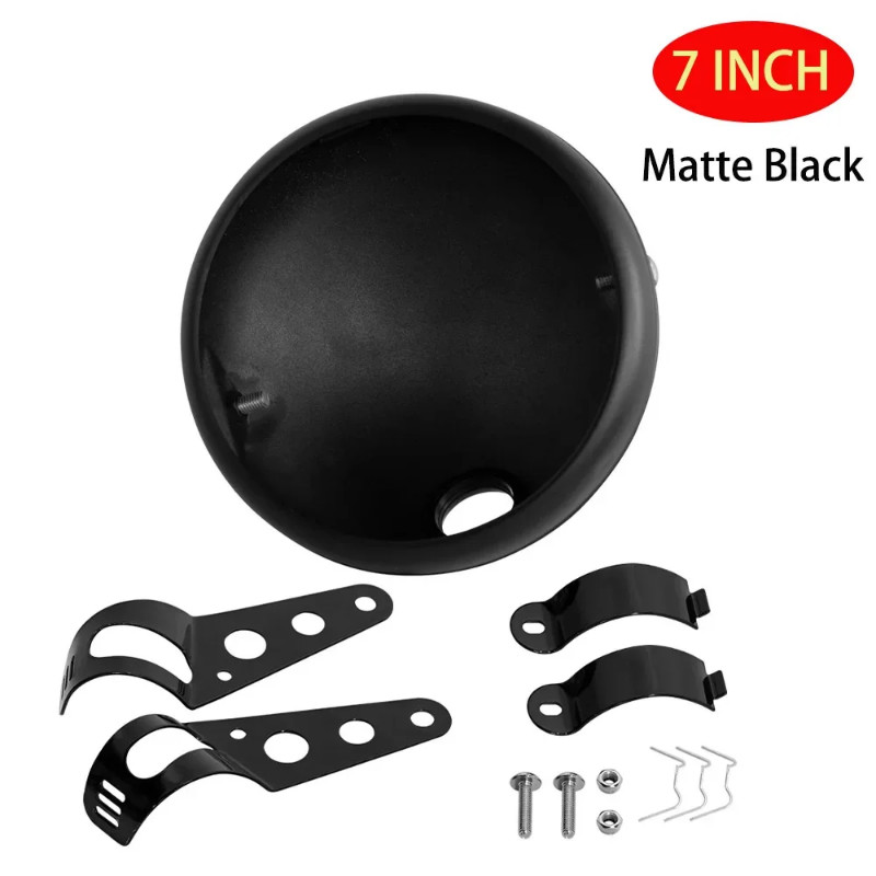 7 inch Motorcycle Outside Shell LED Headlight HeadLamp Housing Cover Bucket For 7inch Headlight Mot