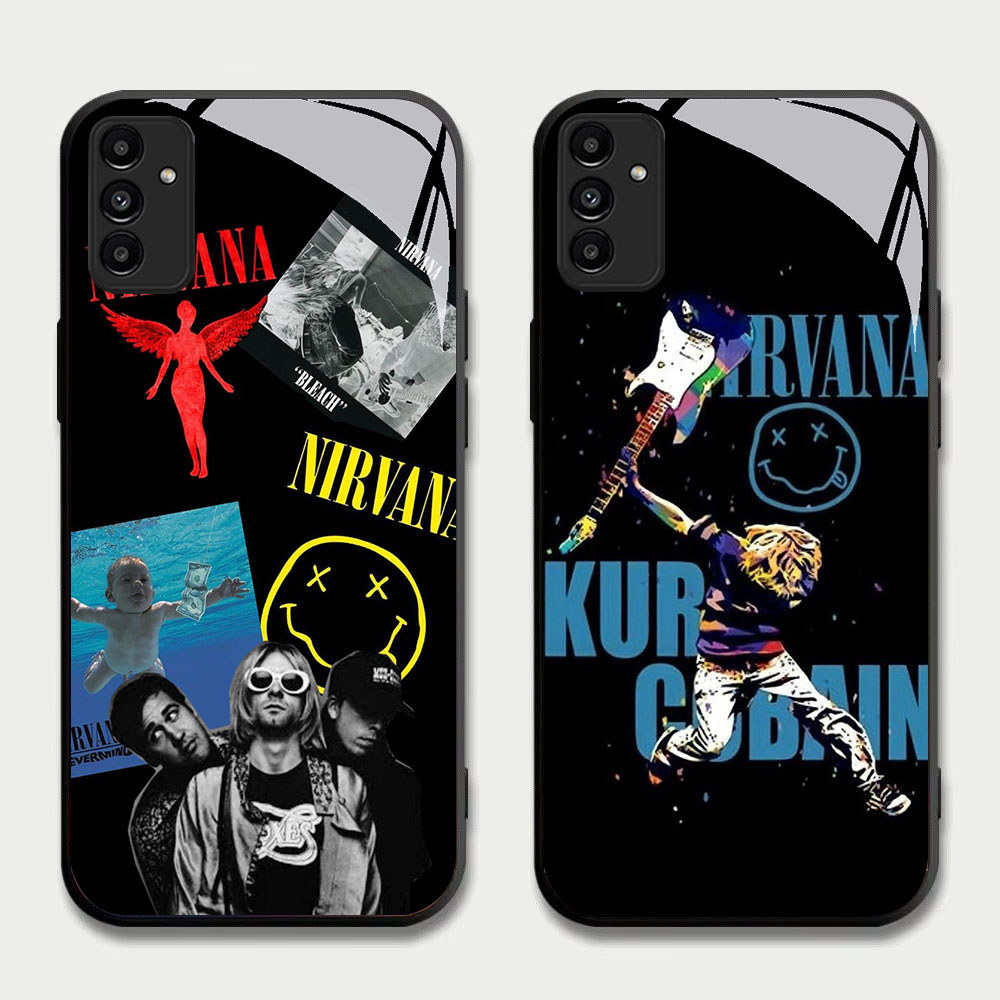 TS-82 Nirvana HD Glass Casing สําหรับ Samsung A05S A35 A55 A24 A14 A15 A04S A34 A25 M15 A54 S21 FE P