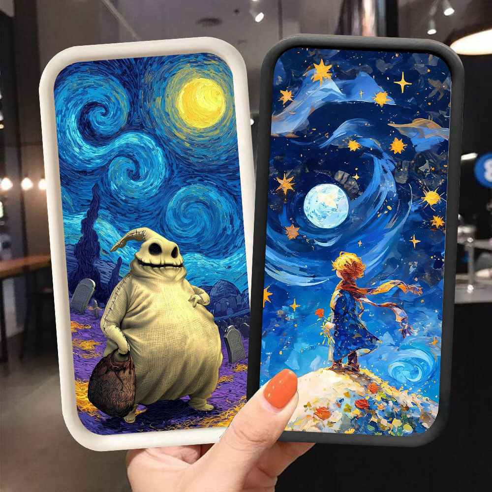 YS-98 Van Gogh ปลอกกันกระแทกสําหรับ VIVO Y16 Y35 Z9 Y02S Y56 IQOO Y28 Y17S Z9X