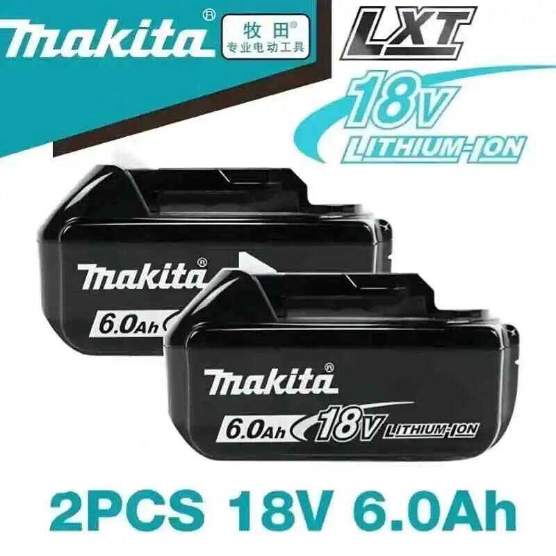 6Ah แบตเตอรี่ลิเธียมแท้ 18V BL1860 BL1850B BL1850 BL1840 BL1830B สำหรับ Makita