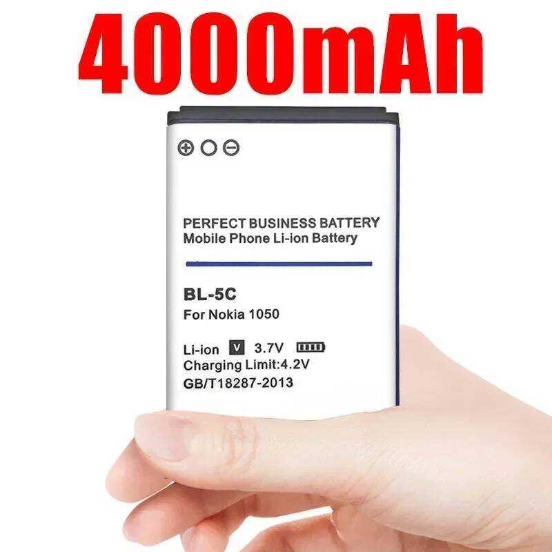 BL-5C แบตเตอรี่ BL-4J BP-4L สำหรับ Nokia Microsoft Lumia N97 E61i E63 Mini 430 1112 920 620 650 730