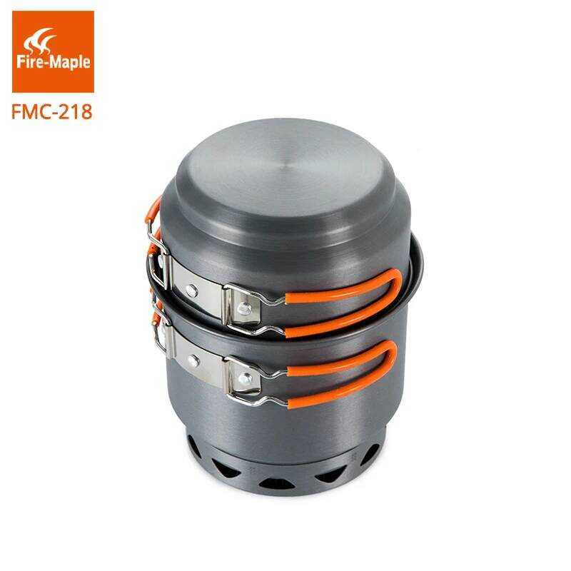 C Fire Maple Cooking Cookware Camping Pots Set Outdoor Camping Foldable Heat Exchanger Aluminum All