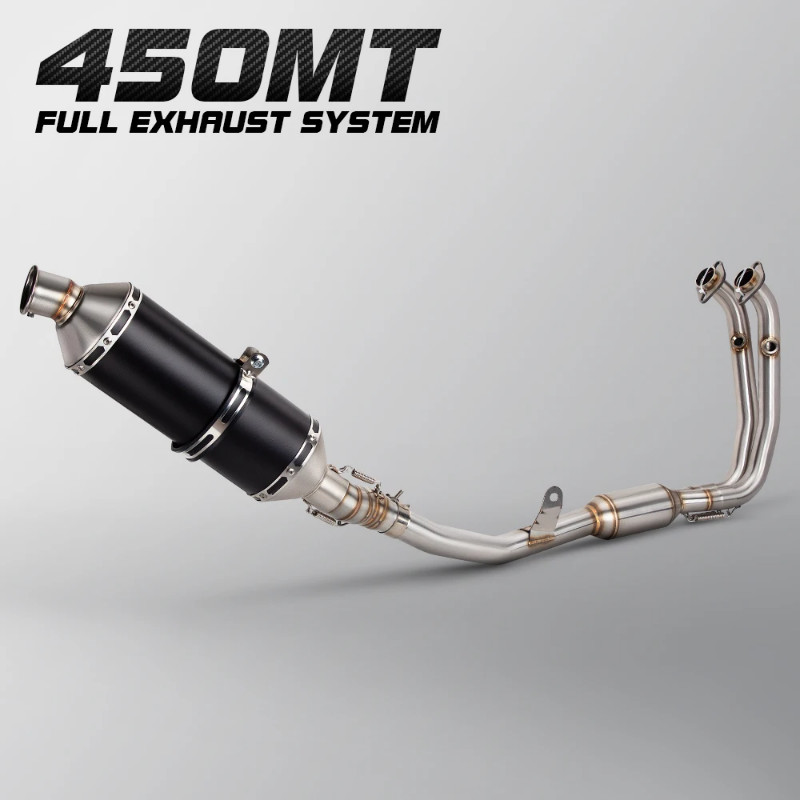 PROJCET Adventure exhaust kit for CFMOTO 450MT full exhaust system Motorcycle Exhaust Escape Motocr