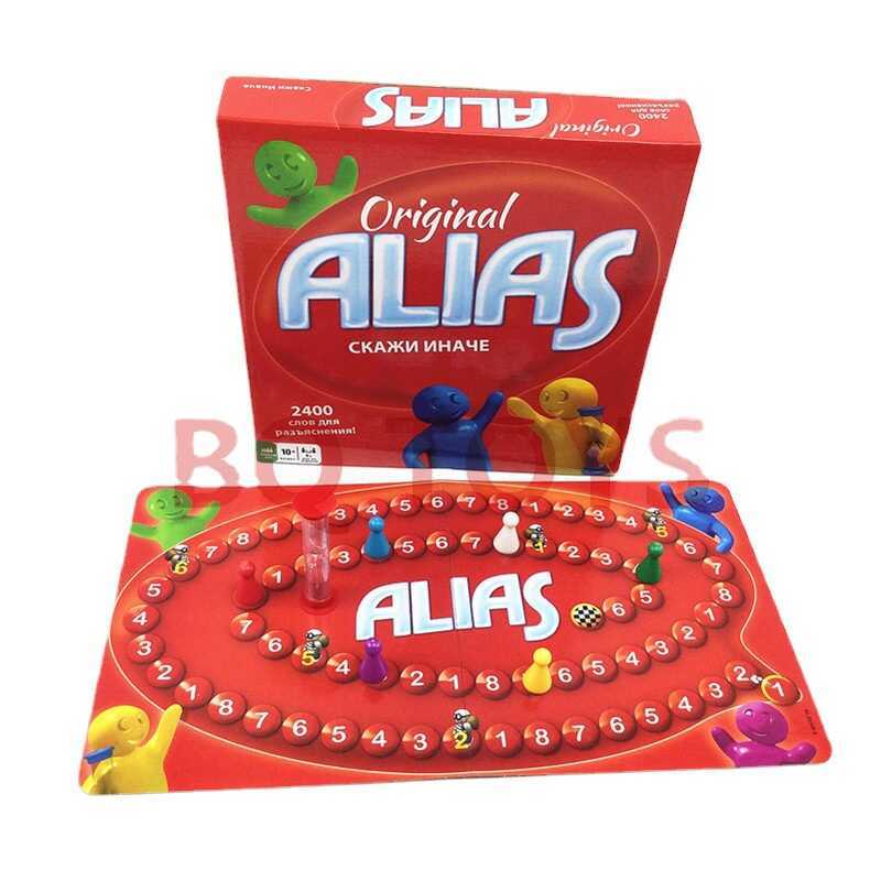 เกมเกมเกมเกมเกมต้นฉบับสําหรับเด็กเกมกระดาน ALIAS ภาษาอังกฤษ