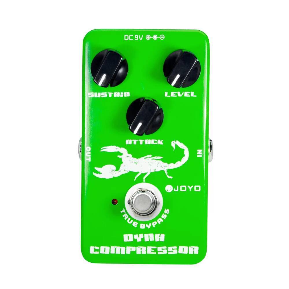 JOYO JF-10 Dynamic Compressor Guitar Effect Pedal Low Noise Classic Compressor Effect True Bypass กี