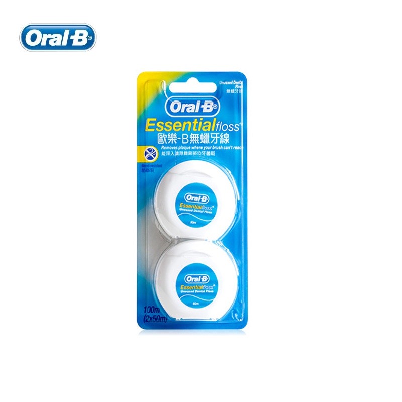 Oral B Dental Unwaxed Floss Oral Hygiene Interdental Brush Tooth Stick Tooth Thread Pick 50m 2pcs
