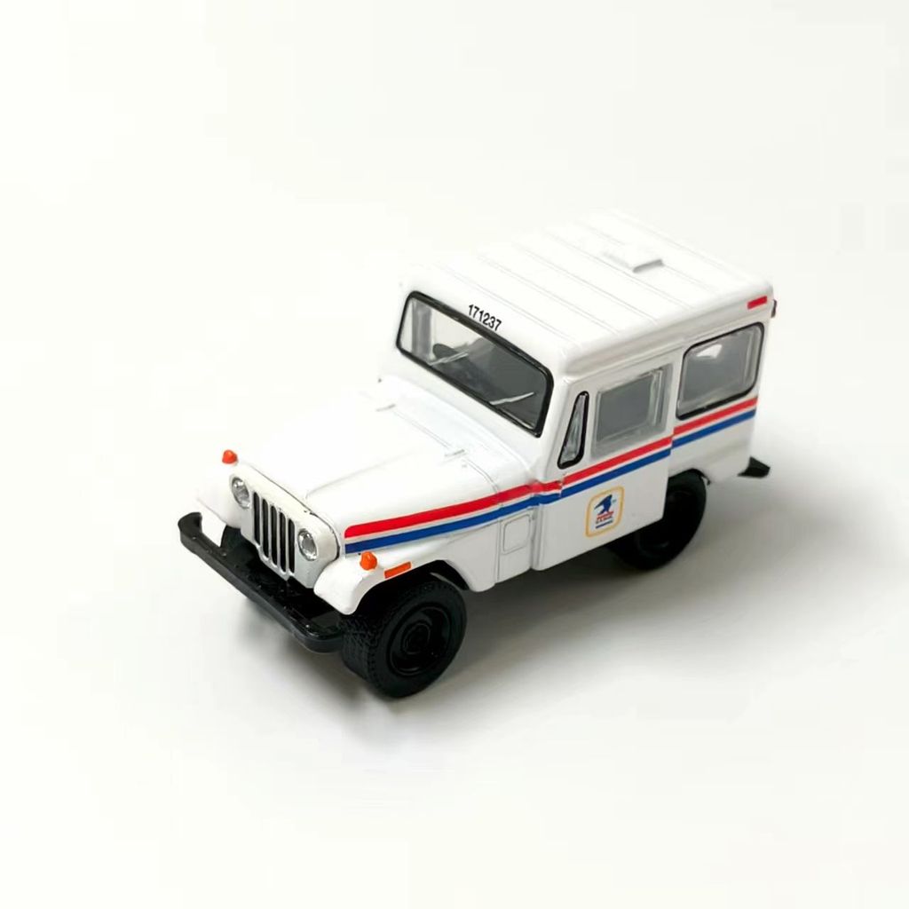 1: 64 GreenLight GreenLight 1971 Jeep DJ-5 โมเดลรถจําลองโลหะผสมคลาสสิกคอลเลกชันเครื่องประดับออกจากโม
